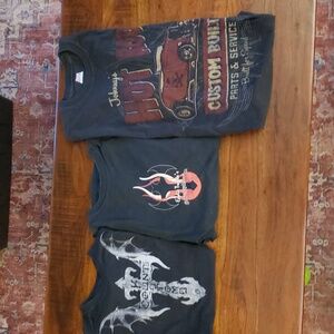 Biker/Hot Rod T-Shirt Bundle  Black